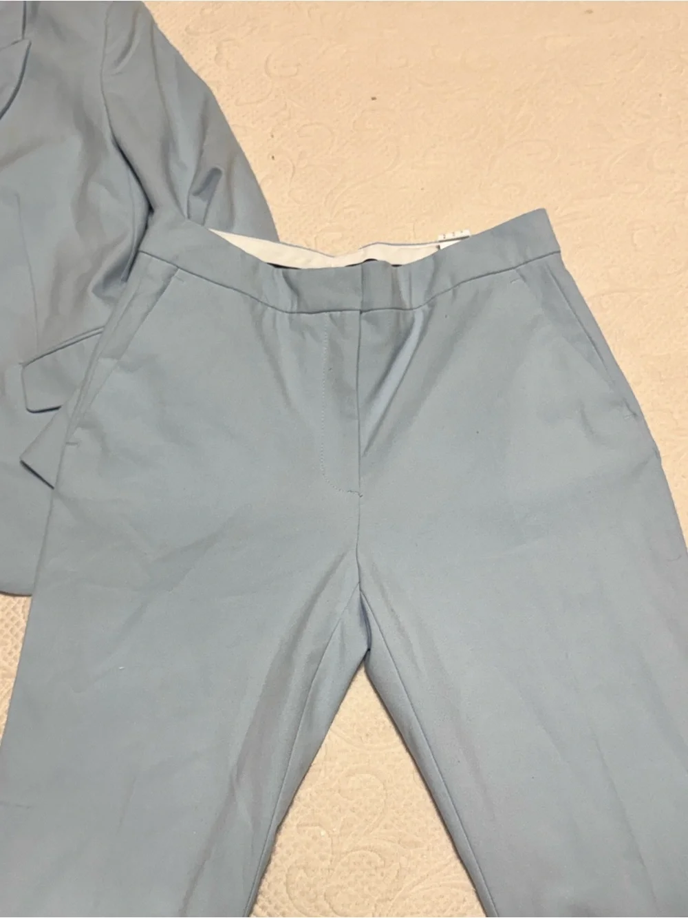 Light Blue women’s  Two-Piece Suit Blazer & Pants 2-4
